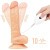 LoveToy Easy Strapon Set 7.5'' - мягкий страпон с реалистичным вибратором, 20х4 см (телесный)